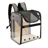 Cão ou gato Backpack portador ventilado transparente dobrável Airline saco de Transporte potável Aprovado para cachorro ou gato