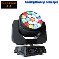 Freeshipping Örnek Büyük Arı Gözü LED Hareketli Kafa Işık 19 * 15 W RGBW 4in1 Renk Karıştırma 450 W OSRAM LED Lamba Yakınlaştırma Fonksiyonu DMX