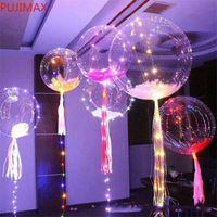 Romântico LED luz balão para casamento celebração festa bar decoração iluminar balão piscando balão iluminação balões
