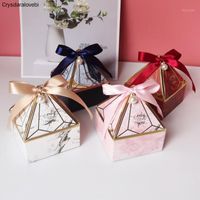 Gem Tower Bronzing Candy Box Wedding Gift Packaging Box Only For You Chocolate Candy Paper Gift For Baby Shower Event Party1