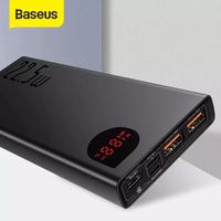 Baseus Power Bank 20000MAH 22,5 Вт / 65 Вт Портативное зарядное устройство для батареи Powerbank Type C USB Быстрое зарядное устройство Power Bank для iPhone Huawei