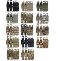 Tactique Airsoft gilet Accessoire Box Holster Set Molle Mag Clip Fast Mag Magazine Pouch N ° 06-104