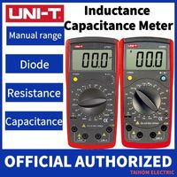 Uni-t moderne professionele capaciteitsmeters ohmmeters condensator weerstand diode continuïteit buzzer ut601 ut603
