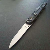 AUTO Tactical Folding Knife 440C Bead- blasted finish Blade N...
