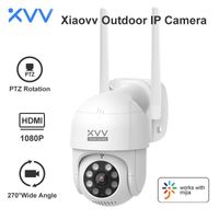 Kameralar XiaOVV Akıllı P1 Açık Kamera 1080 P 270 ° PTZ Döndür Wifi Webcam Humanoid Suya Dayanıklı Güvenlik Kameraları Tespit Mi Home App1