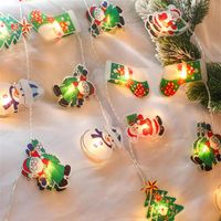 2021 Capodanno Pupazzo di neve natale albero di Natale LED Garland String Lantern Decoration Home Party Carnevale speciale per festivalsa57 A41
