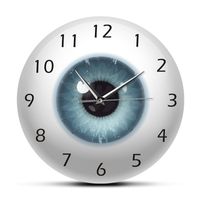 眼球瞳孔コアサイトビュー眼科静寂の壁掛け時計すべて見る人体解剖学ノベルティウォールウォッチギフトLJ201212