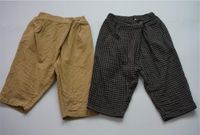 Fm japão qualidade ins outono crianças meninos meninos calças calças de linho orgânico algodão inverno elástico viola primavera unisex crianças meninas