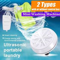Mini máquina de lavar portátil remoto pessoal Rotating Ultrasonic Turbinas Washer USB Conveniente Lavandaria para o curso inicial de viagem