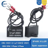 single phase spark quencher 0.2uF 200ohm 250V SPARK KILLER CRE-10201 spark quencher anti-interference electronic arc extinguisher