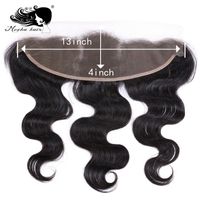 Mocha Hair Lace Frontal Closure 13X4 Brazilian Virgin Hair Body Wave Nature Color 100% Human Hair