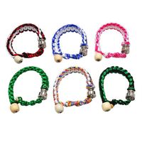 Portable Metal Bead Bracelet Smoking Pipe Wristband Pipes Multi Colors Men Women Cool Gifts Knot Rope accessories a02