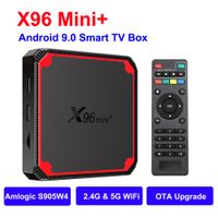 Amlogic S905W4 Smart TV Box Android 9.0 2 GB 16 GB X96 Mini Plus Android9.0 TVBox 2.4G 5G Dual Band WiFi Set Top Boxes 1G8G Media Player
