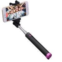 US Stock Selfie Stick Bluetooth, iPhone 8 / 7 / 7P / 6S / 6P / 5S Gala2091 용 블루투스 원격 셔터가 내장 된 ISNAP X Extendable Monopod