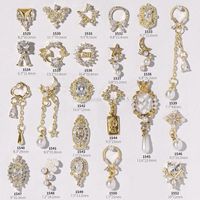 3D Metalen Zirkoon Sieraden Nail Art Decoraties Topkwaliteit Crystal Manicure Diamond Charms Decoration