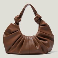 Evening Bags Fashion Ruched Half Moon Women Handbag Designer...