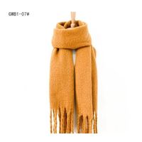 ヨーロッパと米国秋と冬の新しい厚いタッセルサークル砂の純カラースカーフ男性のショールマンy201024