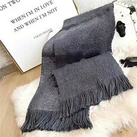 Зимний шарф для мужчины женщина шаль теплые буквы цветок стильные шарфы 180 * 30см высочайшее качество может быть оптом