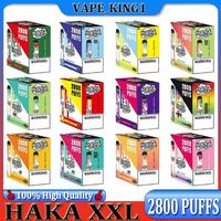 Original Aokit Haka XXL Disposable E cigarette 2800 Puffs 1700mAh Battery Prefilled 10.6ml Vapes Cartridge Starter kit Puff bar plus aokit max Fast Ship