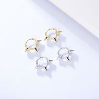 Hohe Qualität Frauen Stud Huggie Ohrringe in festem 925er Sterling Silber Schmuck für Frauen Engagement Hochzeitsfeiergeschenk