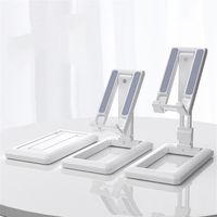 Katlanabilir Telefon Tablet Standı Tutucu Ayarlanabilir Masaüstü Dağı Tripod Masa Masası Desteği iPhone Samsung iPad Mini 1 2 3 4 Air Pro Siyah ve A13