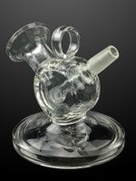 Mini Clear Glass Hookah Oil Dab Rig Water Bong Recycle Smoking Pipe Accessories Tobacco