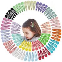 Mischen Sie feste Farbe 5cm Metall Haargrempflaster-Haar-Clips für Kinder Baby-Frauen-Barrettes Clip-Pins TS211