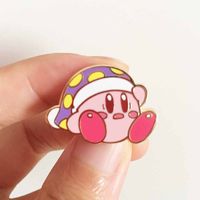 10pcs Hard Enamel Pin Cool Bag Lapel Pins and Brooches Sleepy Hat for Character Video Game Cute Metal Badge Gifts