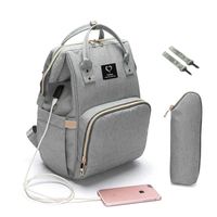 기저귀 배낭 대용량 Nappy 가방 방수 출산 여행 간호 가방 베이비 케어 유모차 핸드백 USB 디자인 200922