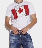 DSQ Phantom Turtle 2022SS Ny Mens Designer T Shirt Italian Mode Tshirts Summer DSQ MönsterT-tröja Man Högkvalitativ 100% Bomull Tops 60869