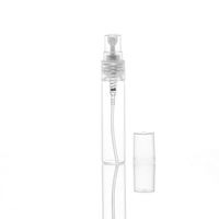 7ML 1/4 oz recargable de cristal claro de mini atomizador del Vacío Bomba Botella para rociar Vial para el perfume esencial de la muestra de aceite regalo