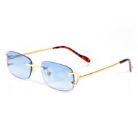Erkekler için Mavi Tasarımcı Güneş Gözlüğü Kadınlar Polarize Çizgili Gözlük Kare Çerçeve Retro Sunglass Bayan Erkek Çok Yönlü Spor Gözlük UV400 Aksesuarları Lunettes