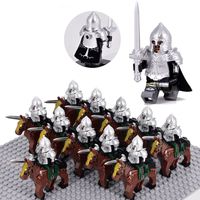 686pcs Medieval Knight Castle Building Blocks Action DIY Figure Toys Gift Kids 