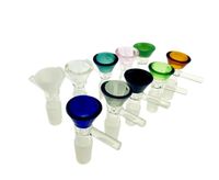 Heet verkoop Hookahs De nieuwe Star Blas Glass Pipe Bowl Green Screen 14 / 18,8 mm Dry-roken accessoires en kleurrijk voor