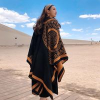 Lenços engrossaram lenços de xale de inverno lenço quente para feminino designer de marca feminina pashmina cashmere Travel Pograph Flower