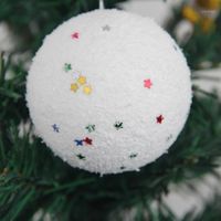Party Dekoration Vit Snöbollar för DIY Julförsörjning Gåvor Träd Modellering PS Styrofoam Skumkula D1