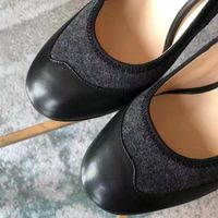 Autumn And Winter dress shoes Mixed Colors Women's High Heels Patent Leather Ankle Strap Round Toe Pumps Ladies Party Shoes Fashion Shoe