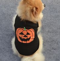 Halloween PET disfraz decoración perrito calabaza chaleco cachorro gato fiesta traje mascota halloween traje decoración de fiesta accesorios ljja3134
