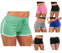 Summer Women Shorts Drawstring Yoga Sports Gym Leisure Homewear Fitness Short Pants Beach Shorts Running Leggings Workout Sportswear new