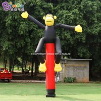 4 m hoogte evenement reclame opblaasbare dier aap lucht luchtdansers blazen cartoon danser voor feestdecoratie met luchtblazer speelgoed sporten