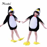 Anime Costumes 2019 Halloween Penguin Costume Baby Girls Kids Animal Jumpsuit Carnival Party Cosplay Performance Fancy Dress Child Costume