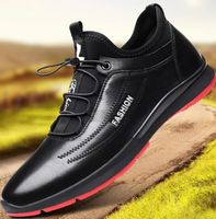 Yüksek qualit şef ayakkabı erkek rahat ayakkabı su geçirmez kaymaz lüks platform aşınmaya dayanıklı ve kadife tamir iş ayakkabıları