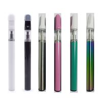 Pen de vape jetable Kits de cigarette 350mAh Batterie 0,5 ml Cartouche de bobine en céramique Vaporisateur de cigarettes électroniques vides pour l'huile épaisse Vapeur colorée
