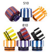 Resin Drip Tips Candy time of Gear Wide Bord 2 Style For 810...