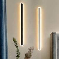 Настенная лампа скандинавская минималистская линия современная светодиодная длинная полоса