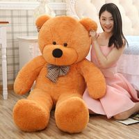 100 cm Teddy Bear Plousy Toy Lovely Giant Bears Soft Pelwed Animals Dolls Bambini Giocattolo per bambini Regalo di compleanno per le donne amanti