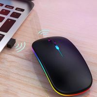 Mäuse drahtlose Mäuseempfindliche Geräusche ultradünne tragbare tragbare 2,4g Bluetooth-kompatibles Dual-Modus für Büro