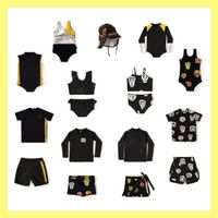 Sistemas de ropa para niños pequeños Skull shorts + t shirts 2 unidades nadar ropa de baño 1 pieza traje de baño bebé niño ropa bebé niña ropa bikini y200525