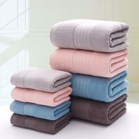 Toalha de banho 100% de algodão promocional 70 * 140 facecloth adulto toalhas de mão praia toalha seca rapidamente softfight personalizado