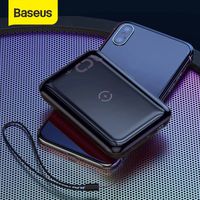 BASEUS 10W Kablosuz Güç Bankası 10000mAh Hızlı Şarj 3.0 + PD3.0 Powerbank Xiaomi için harici pil şarj cihazı şarj
